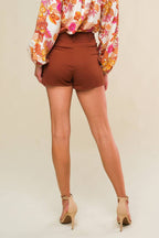 THE WAY OUT TWILL SKORT - 97% Cotton