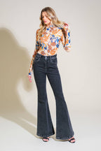 EFFORTLESS ENSEMBLE DENIM PANTS - 98% Cotton