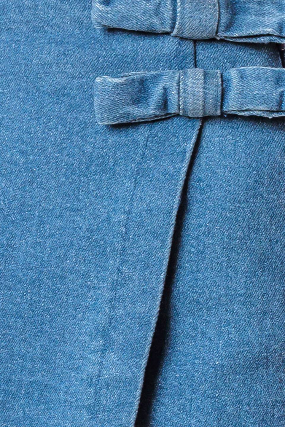 DISTANT ECHOES DENIM SKORT - 90% Cotton