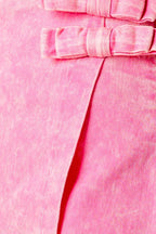 URBAN LEGEND PINK ACID WOVEN SKORT - 97% Cotton