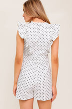 SUNNY MOOD WOVEN ROMPER - 97% Cotton
