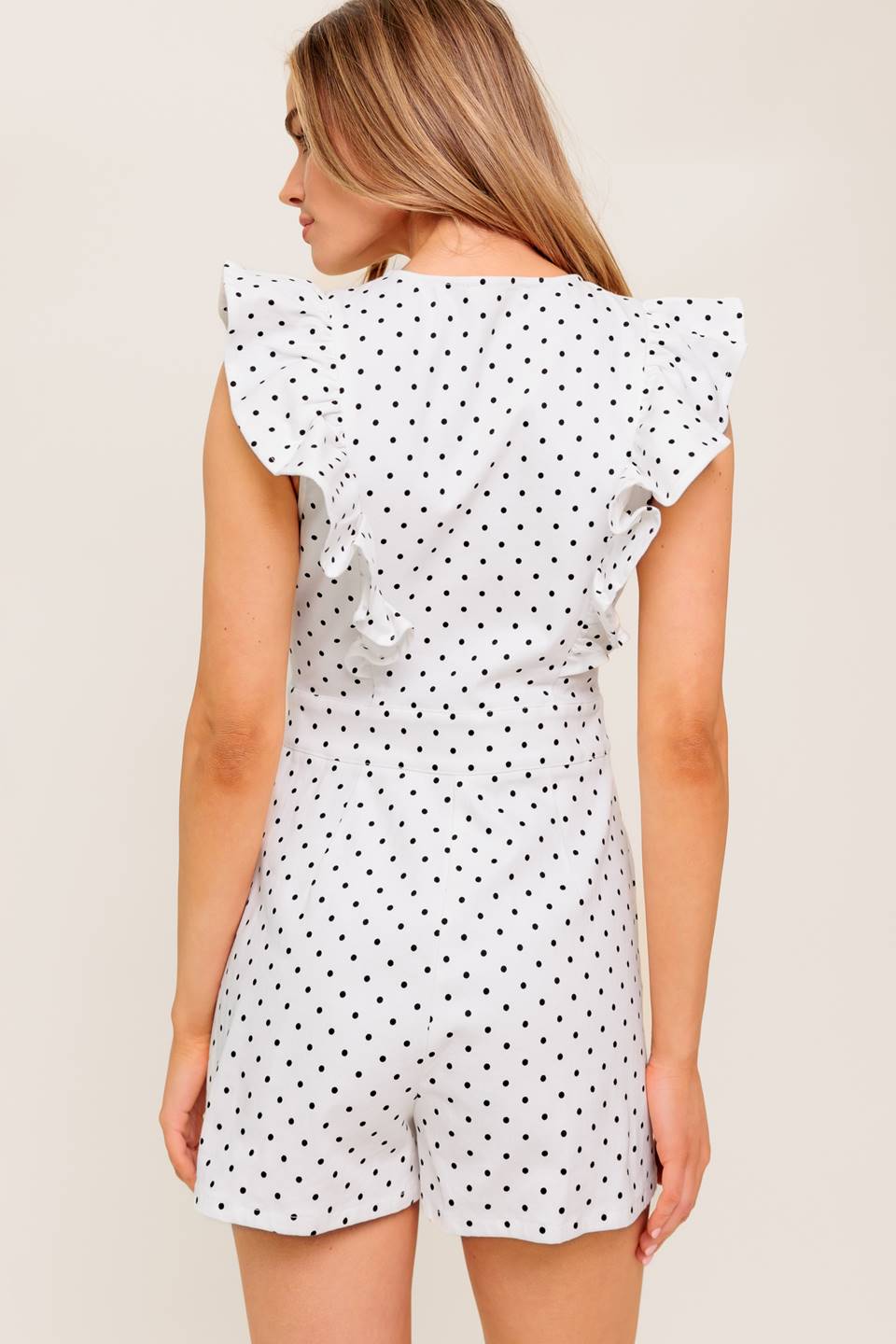 SUNNY MOOD WOVEN ROMPER - 97% Cotton