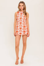 QUIET MORNING WOVEN SKORT - 97% Cotton