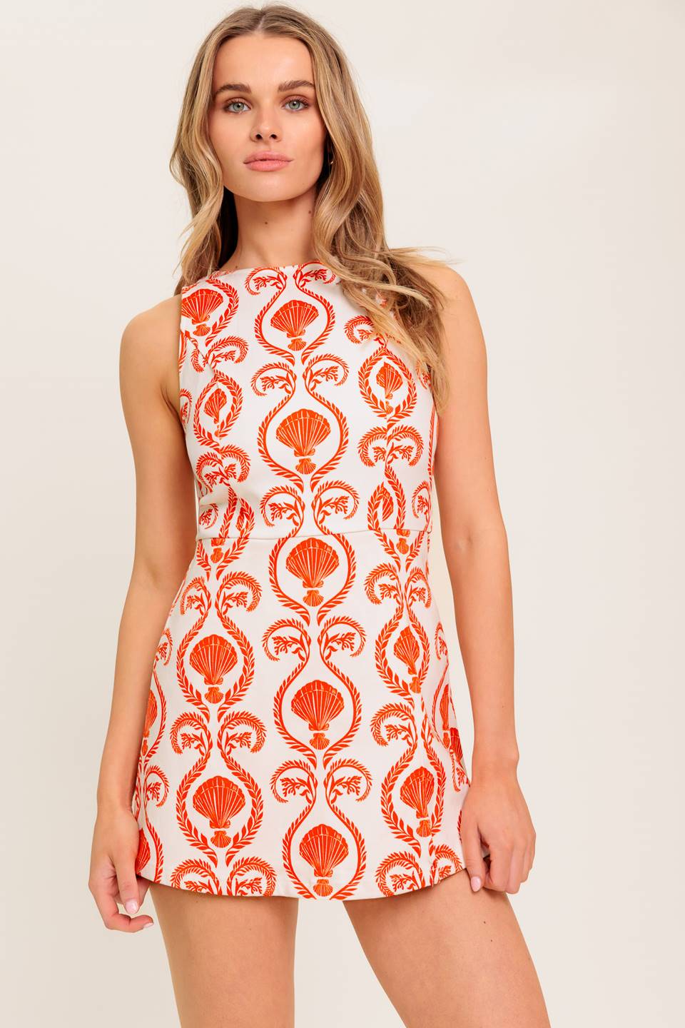 QUIET MORNING WOVEN SKORT - 97% Cotton