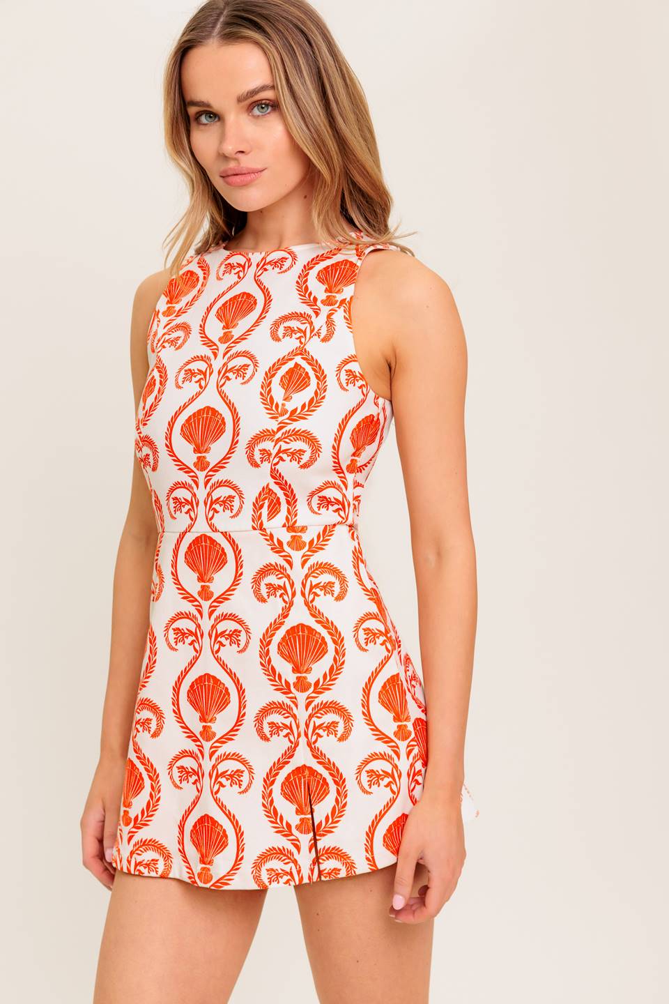 QUIET MORNING WOVEN SKORT - 97% Cotton