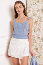 MAKE IT COUNT WOVEN SKORT - 94% Polyester