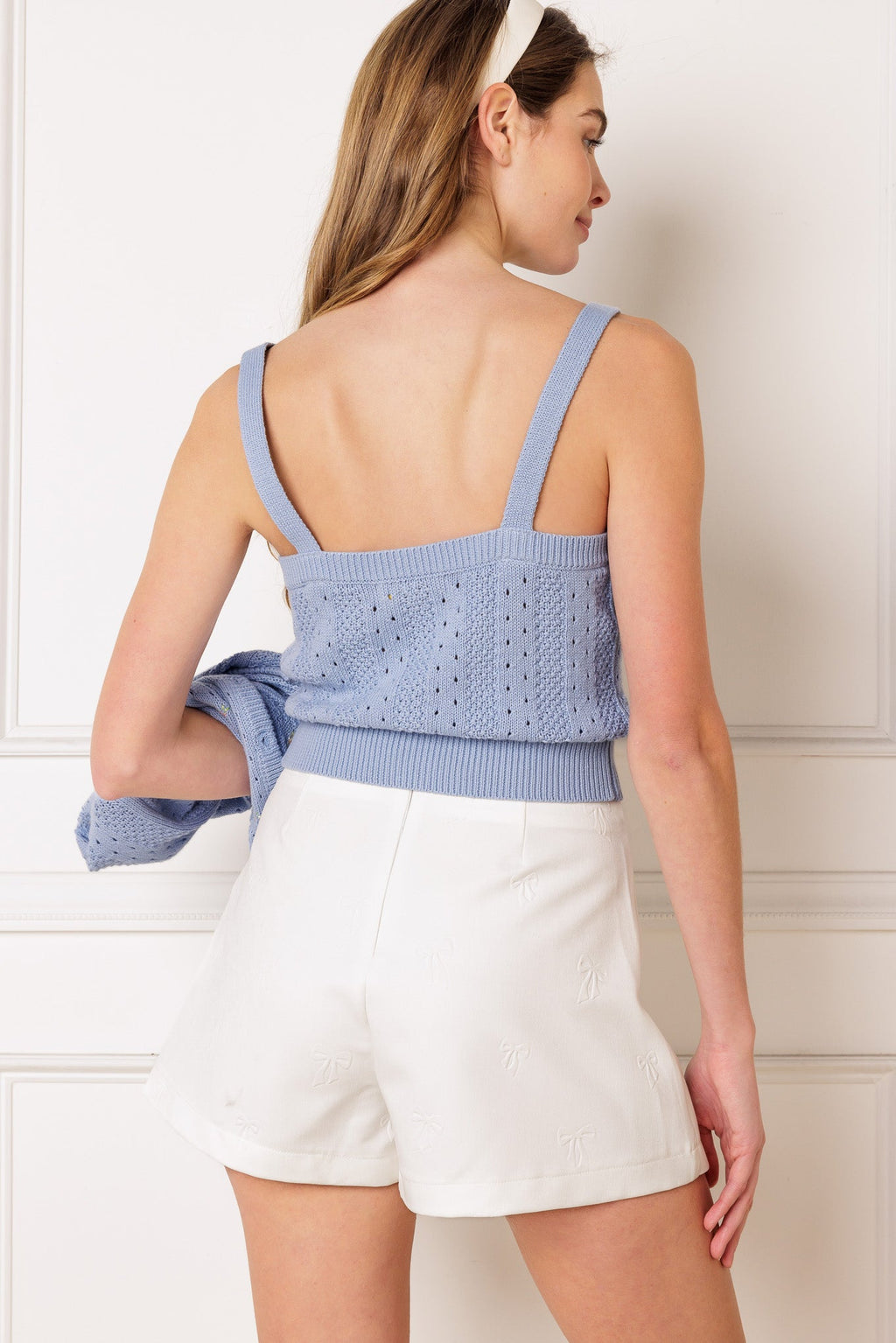 MAKE IT COUNT WOVEN SKORT - 94% Polyester