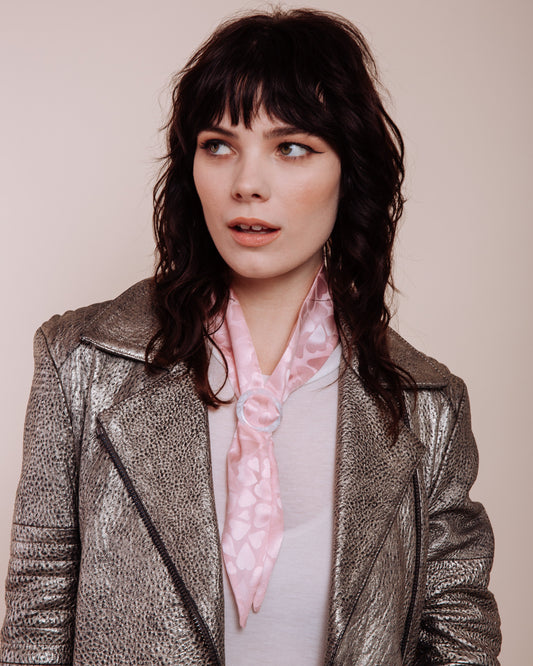 Queen of Hearts: Pink - Scarf Tie