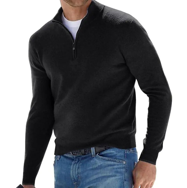 Men's Cashmere Long Sleeve Sweater