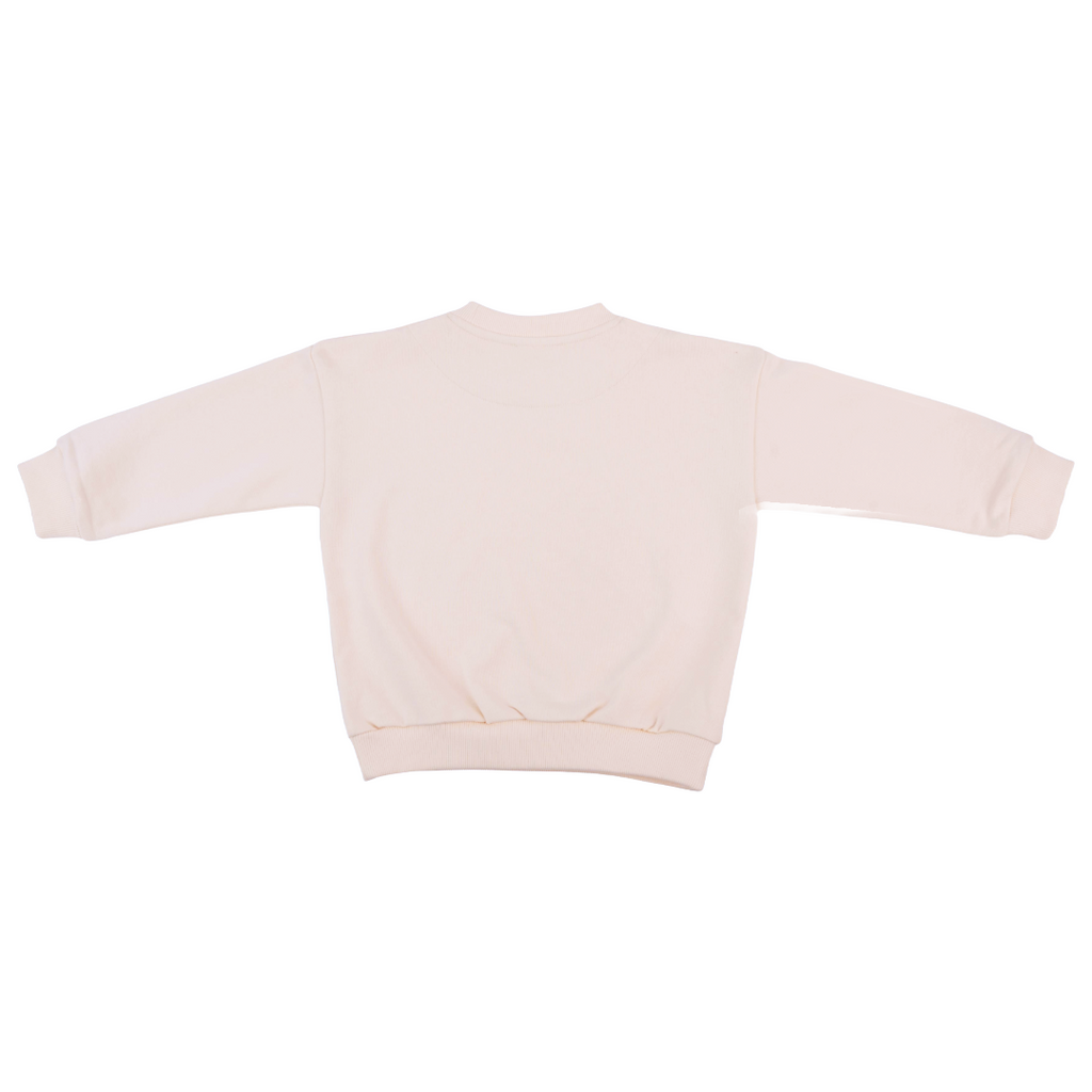 Solid Kids Sweatshirt in White