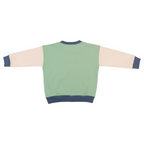 3-tone Sweatshirt in Green Trio