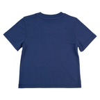 Kids Solid Tee in Navy Blue