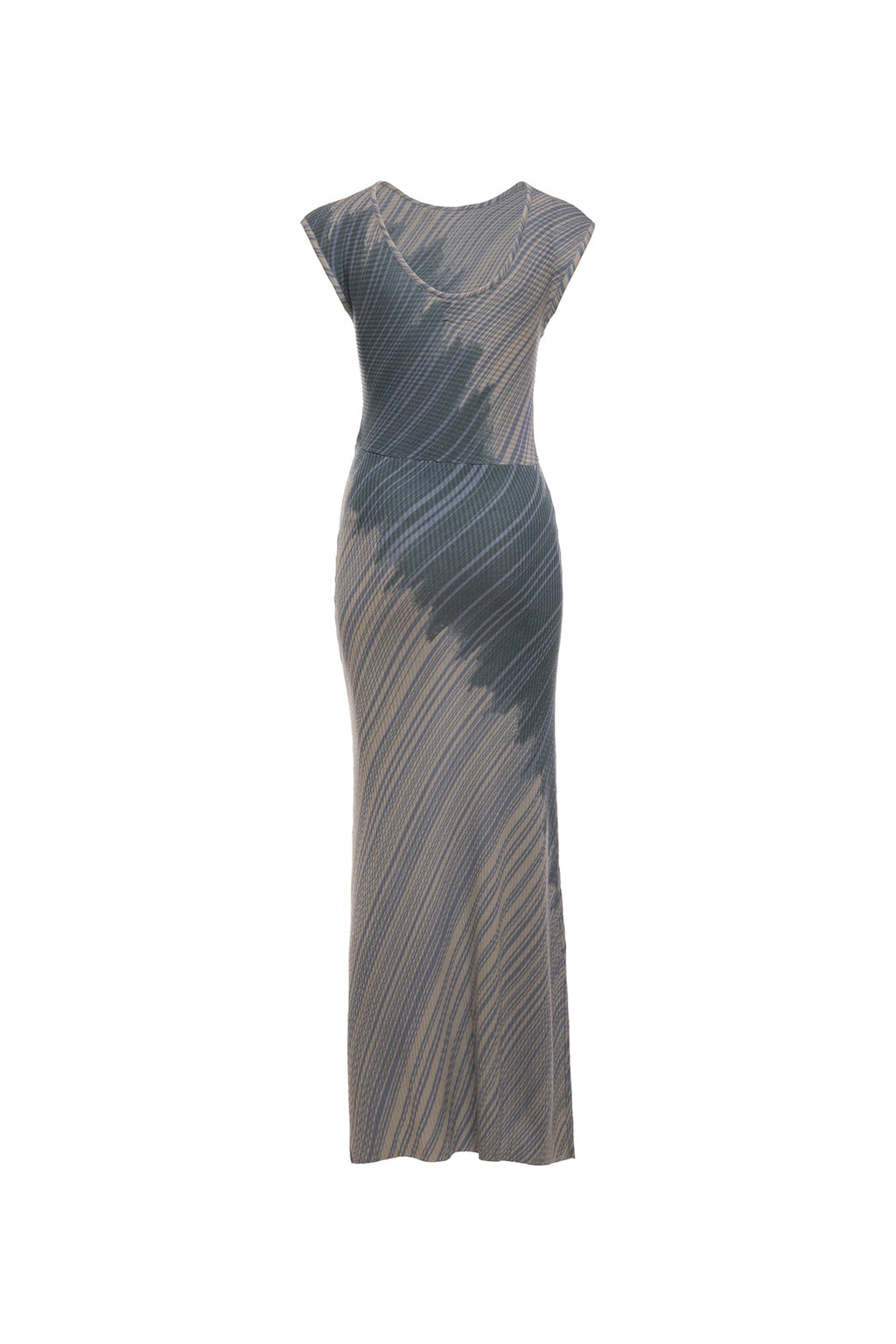 Stella Dress ribbed dress/Asymmetrical collar