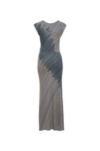 Stella Dress ribbed dress/Asymmetrical collar