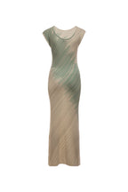 Stella Dress ribbed dress/Asymmetrical collar