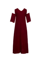 Maya Dress ribbed dress /Cut out shoulders