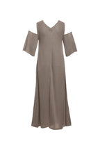 Maya Dress ribbed dress /Cut out shoulders