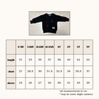 Kid's Organic Pullover in Black, Choose your adventure - 95% Cotton