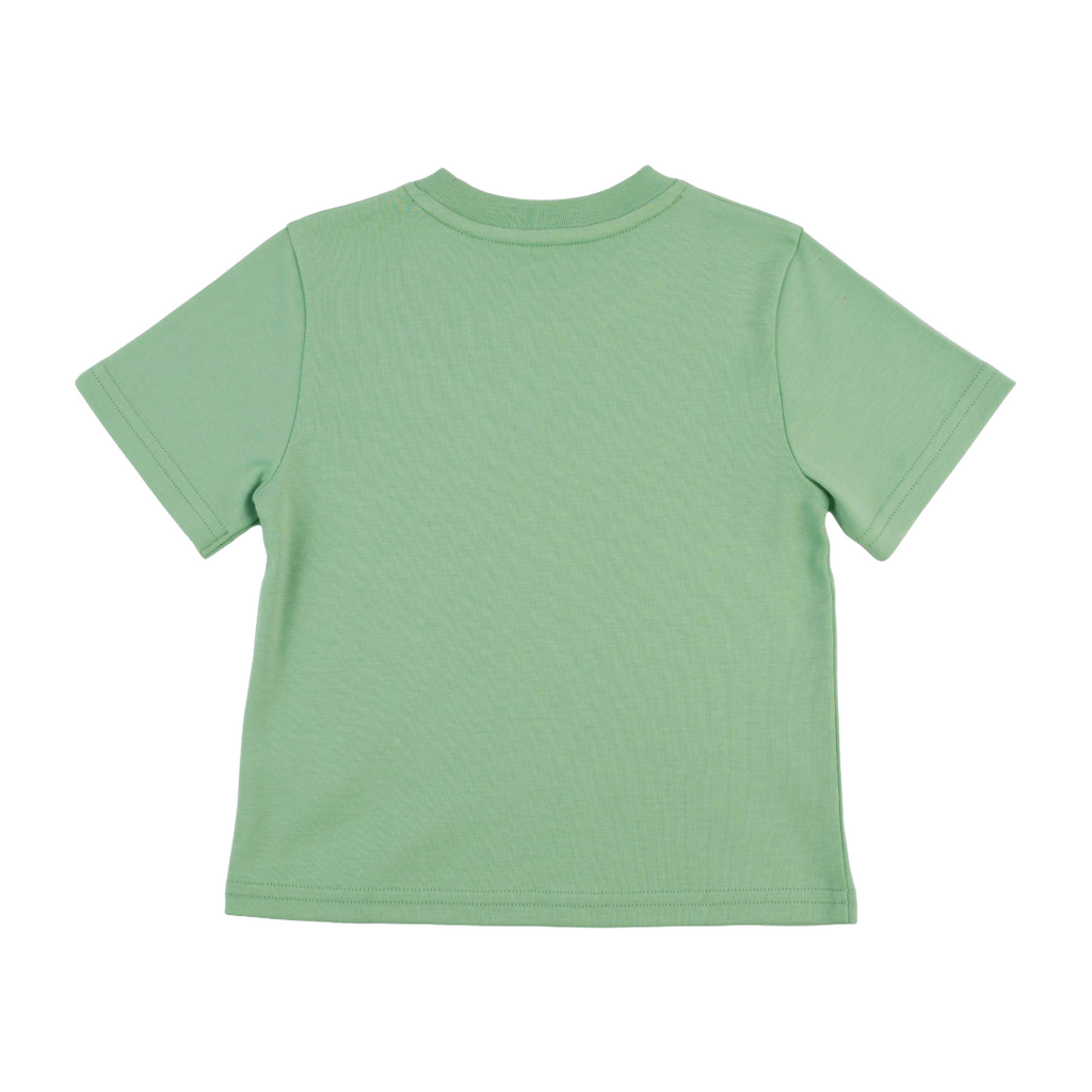 Kids Solid Tee in Grass Green