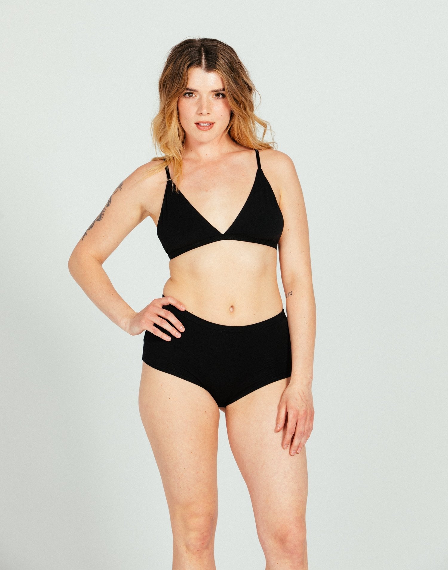 Triangle Bralette - Black