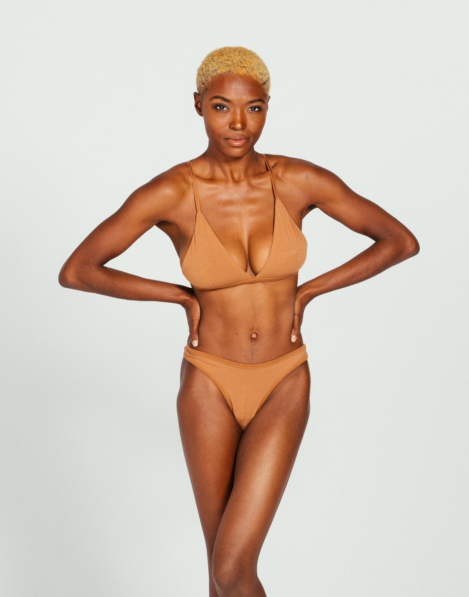 Triangle Bralette - Camel