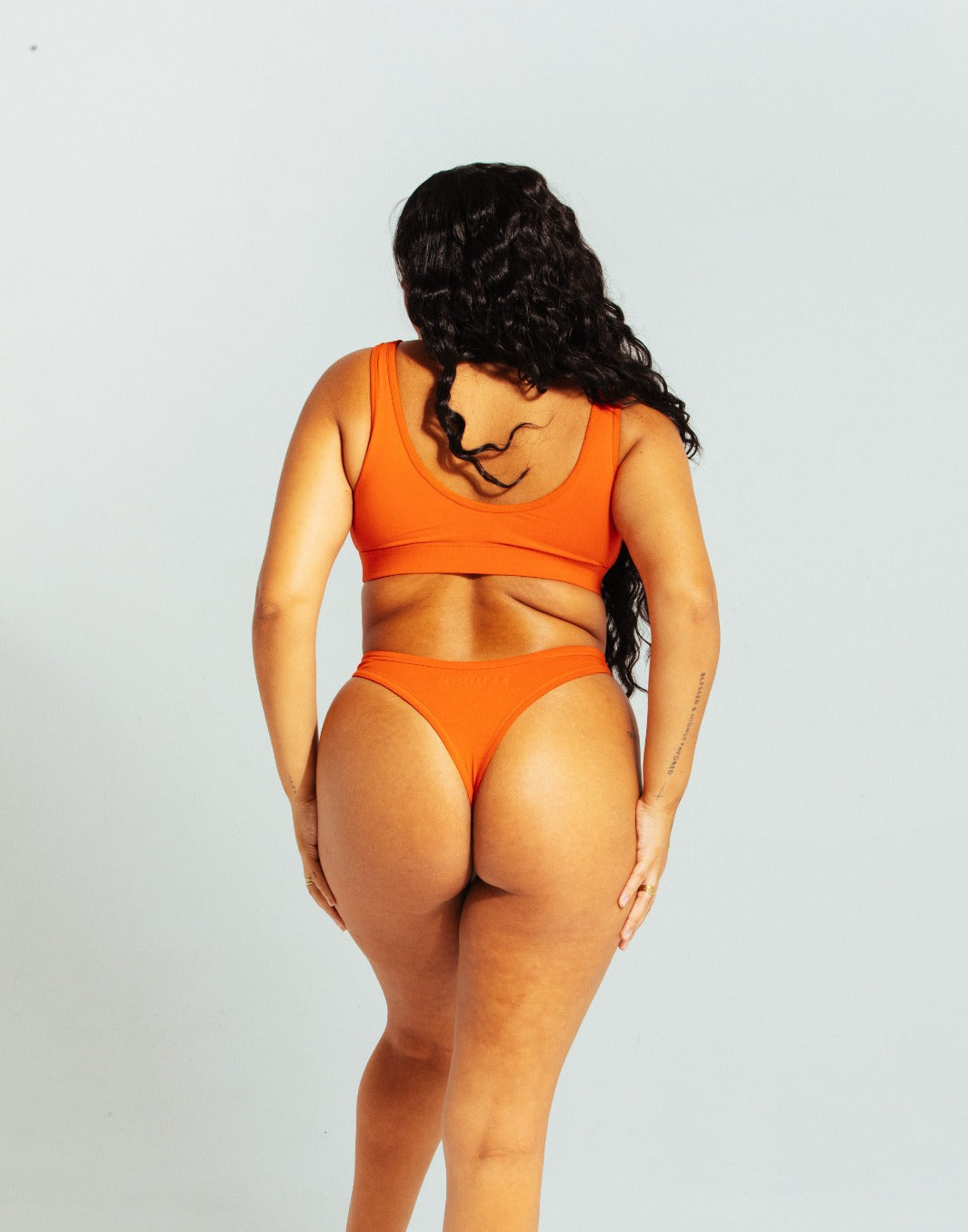 High Rise Thong - Hot Red