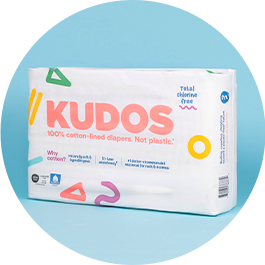 Diaper Box | 100% Cotton-Lined TCF Diapers Size 1-6 | Kudos