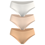 Low Rise Hipster 3 Pack [Light Neutrals]