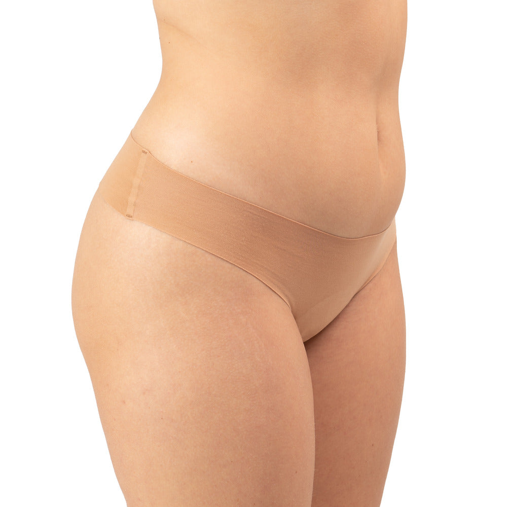Organic Cotton No Show Low Rise Thong