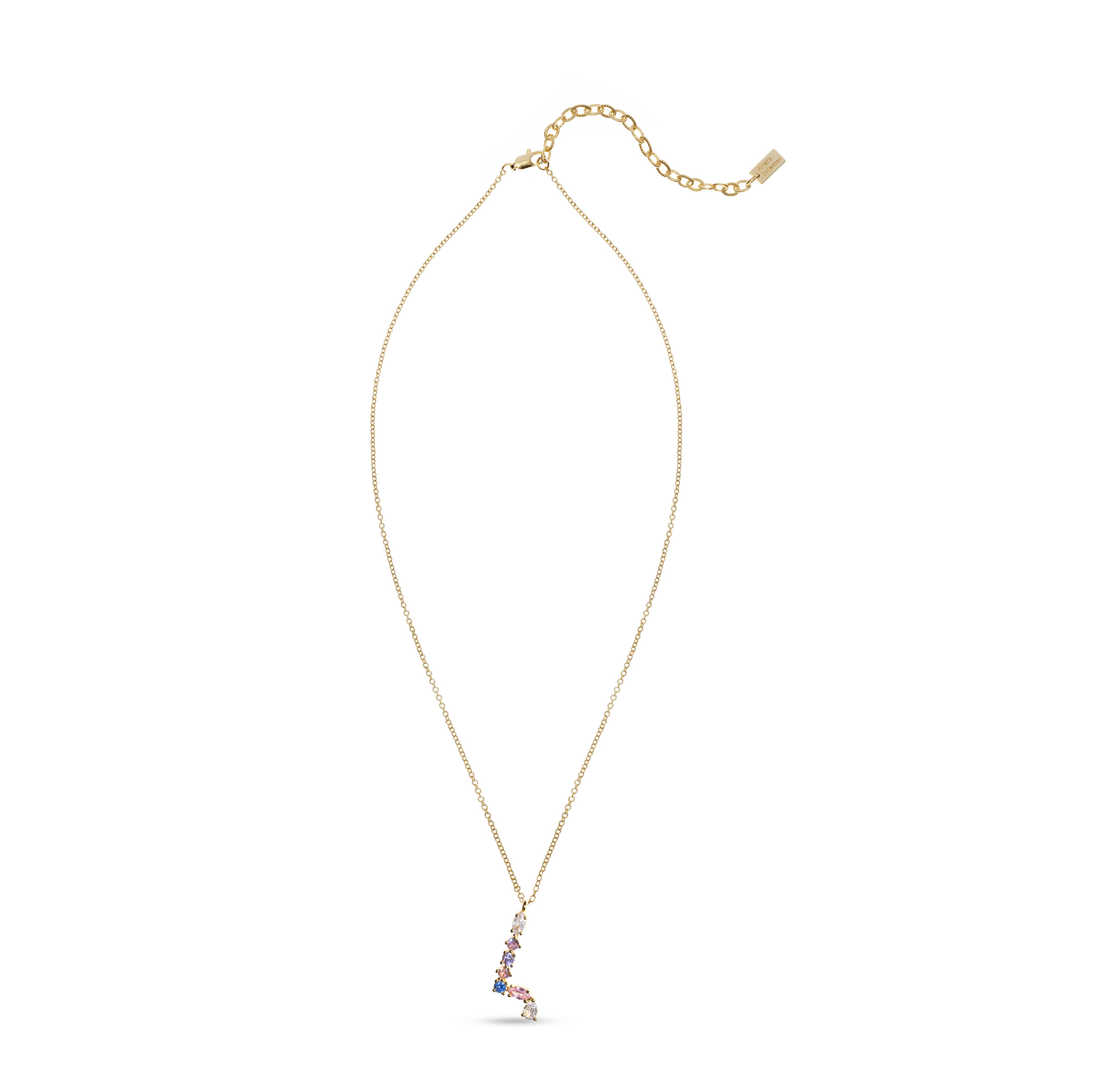 Armenian Initials Pastel Necklace