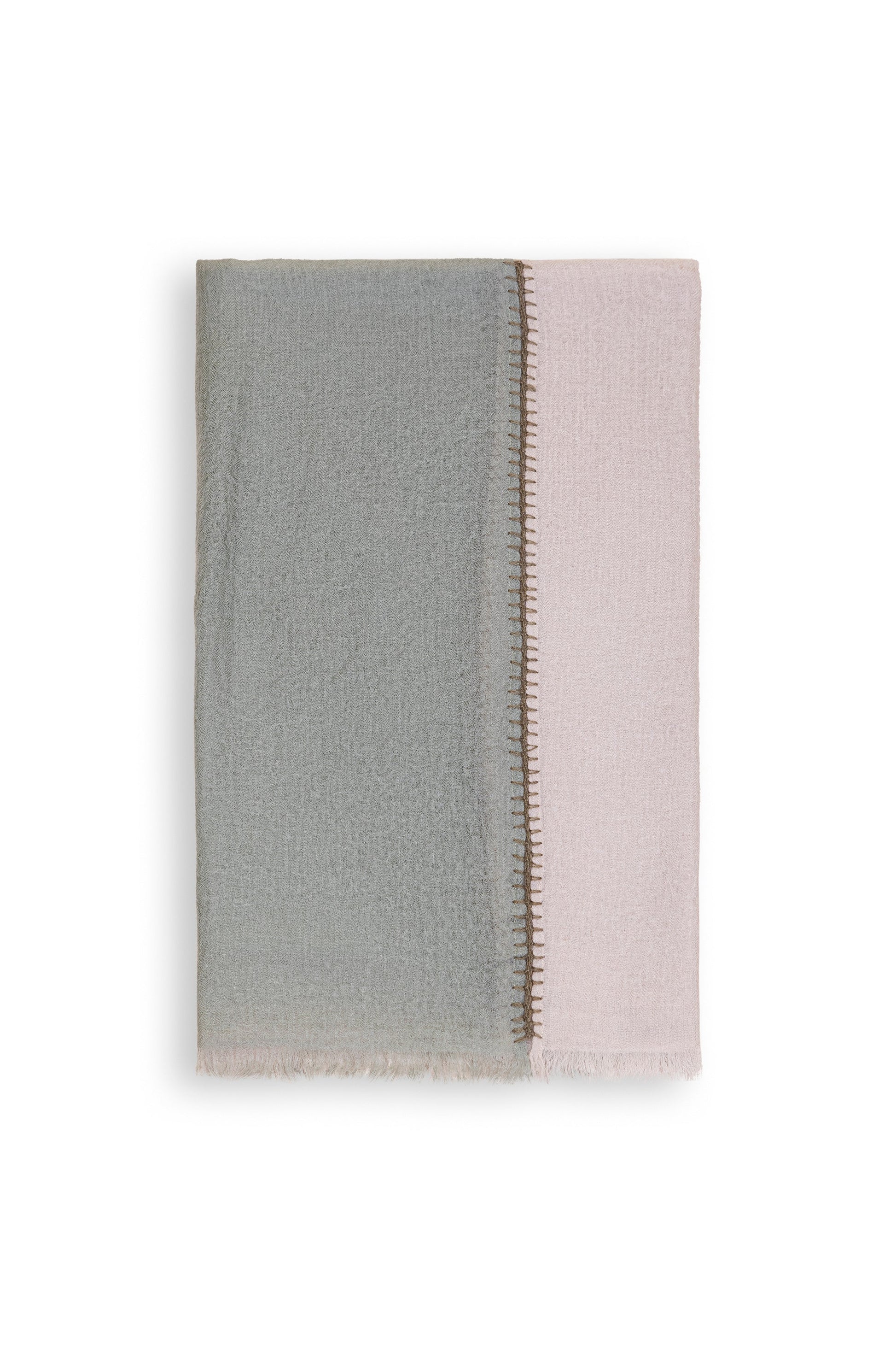 100% Baby Wool | Double Layered Stole Plain Scarf