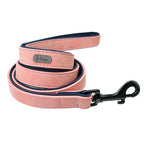 Leather Dog Leash 4 ft Dog Leash 2 Layer Pet Dog - The Peony Haus