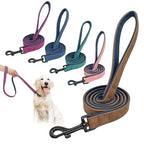 Leather Dog Leash 4 ft Dog Leash 2 Layer Pet Dog - The Peony Haus