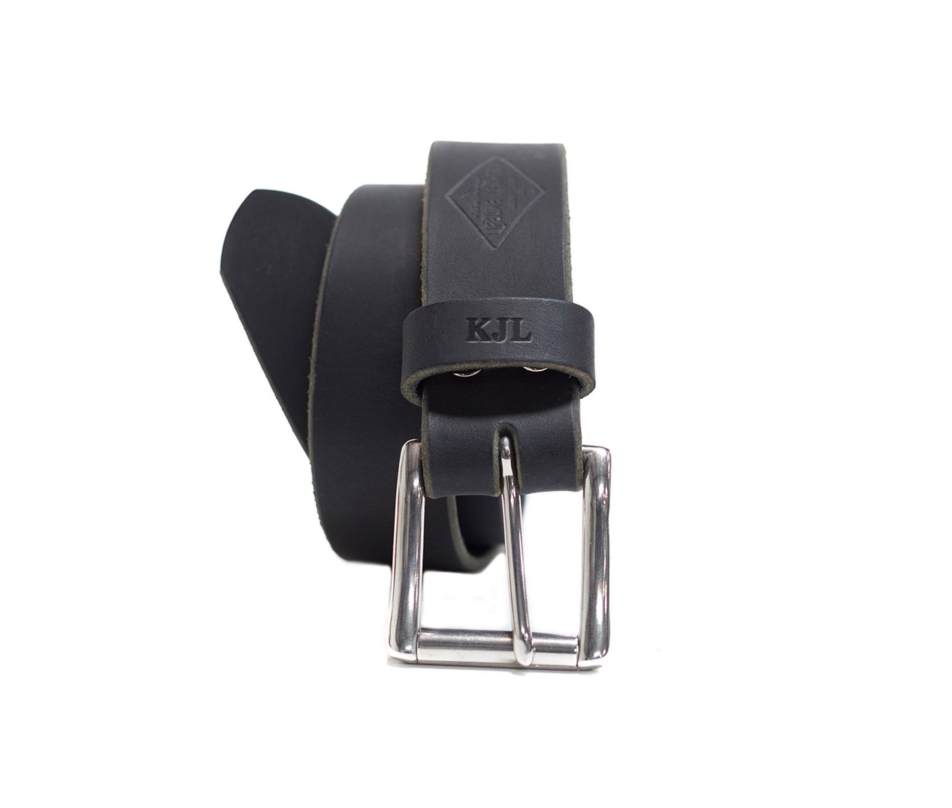 Beeswax waxed, full grain Leather Belts, Stainless steel buckle - The Peony Haus