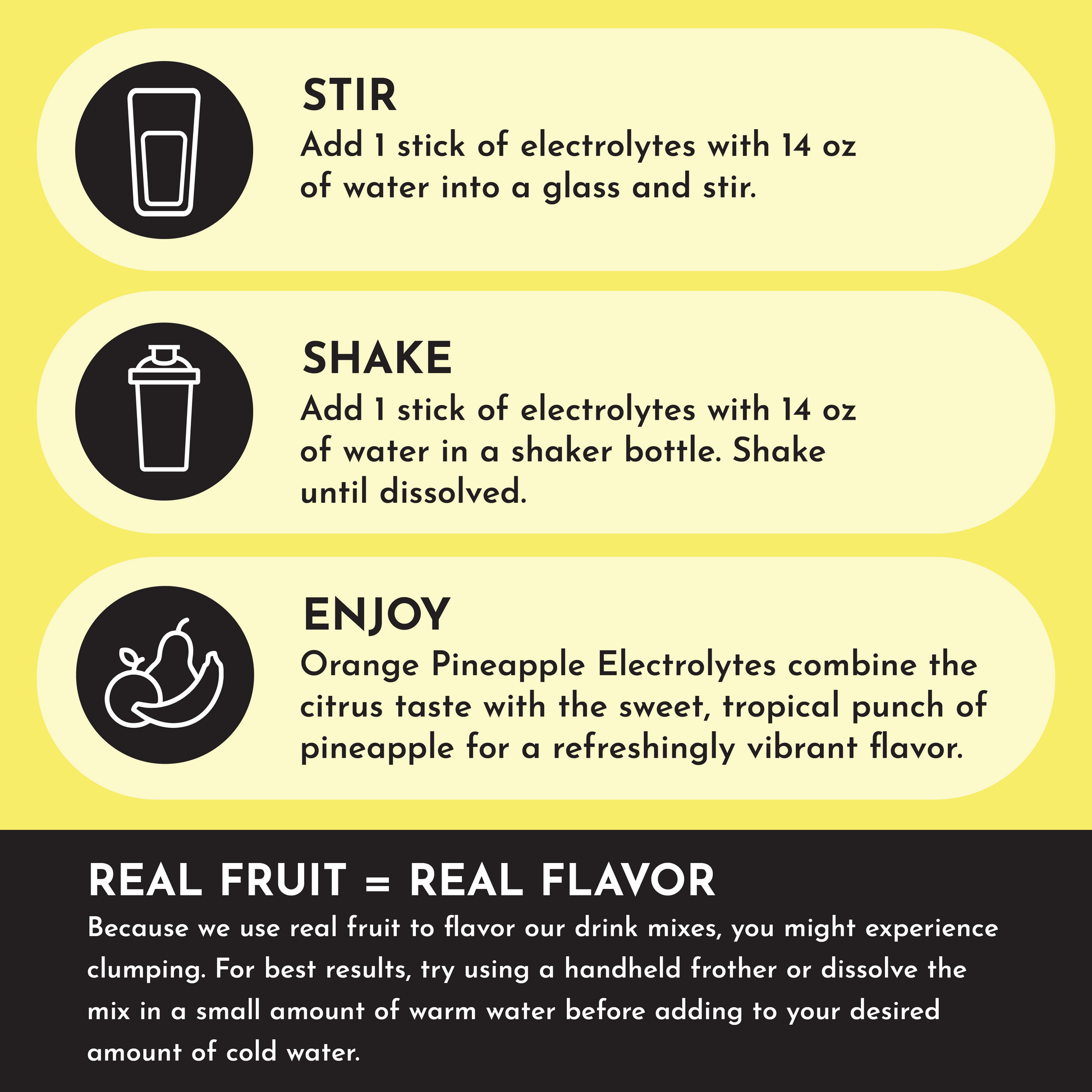 Lemonade Electrolytes Stick