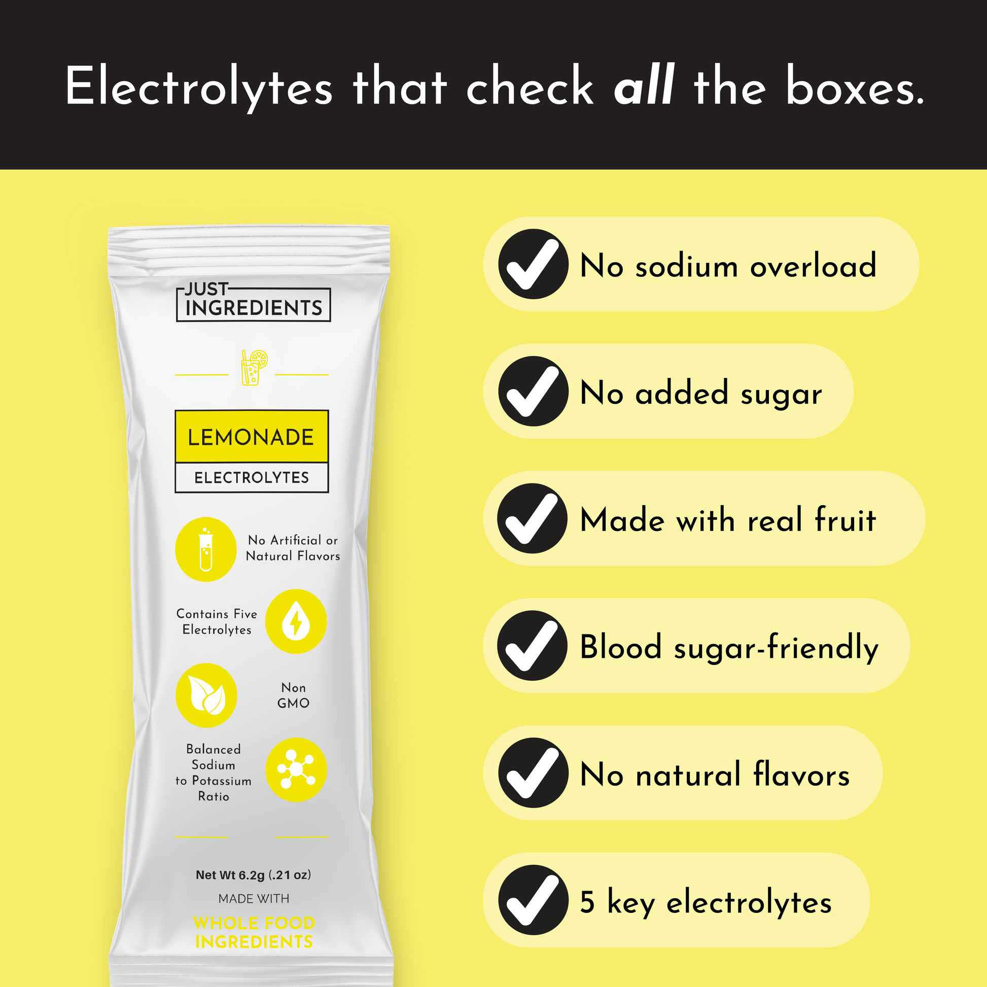 Lemonade Electrolytes Stick