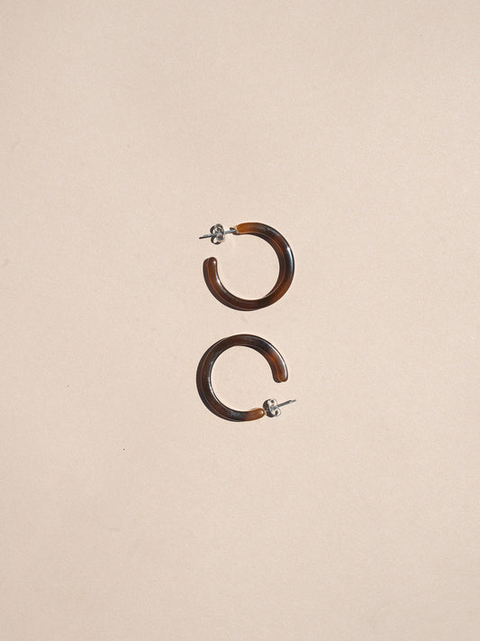 Alba Hoops - Espresso