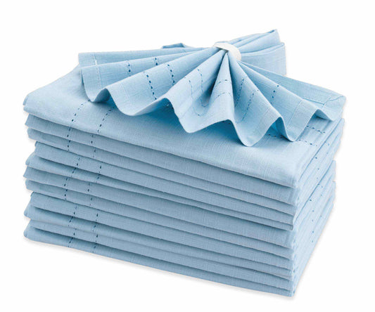 Cloth Dinner Napkins for Wedding Reception - Ivory, Red, Blue, Black, Navy, Green
