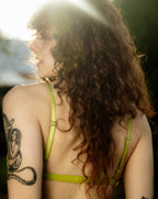 Triangle Bralette - Lime
