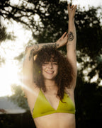 Triangle Bralette - Lime