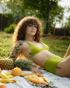 Triangle Bralette - Lime