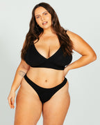 Longline Bralette - Black