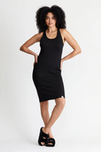 Pima Rib Knit L&L Racerback Dress - 96% Organic Peruvian Pima Cotton