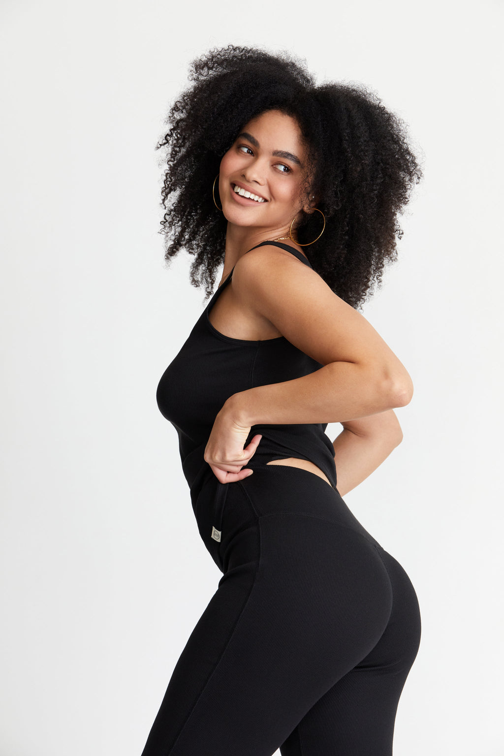 Pima Rib Knit L&L Legging - 96% Organic Peruvian Pima Cotton