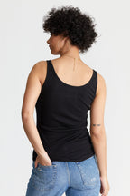 Pima Rib Knit L&L Tank - 96% Organic Peruvian Pima Cotton