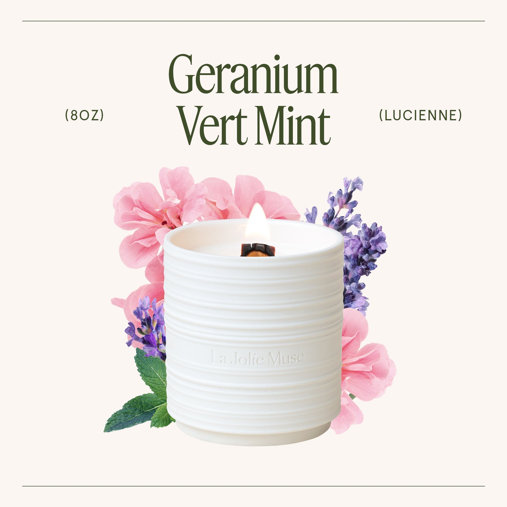 Lucienne - Geranium Vert Mint Candle