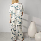 Lunya X Grace Dines Washable Silk Tee Pant Set
