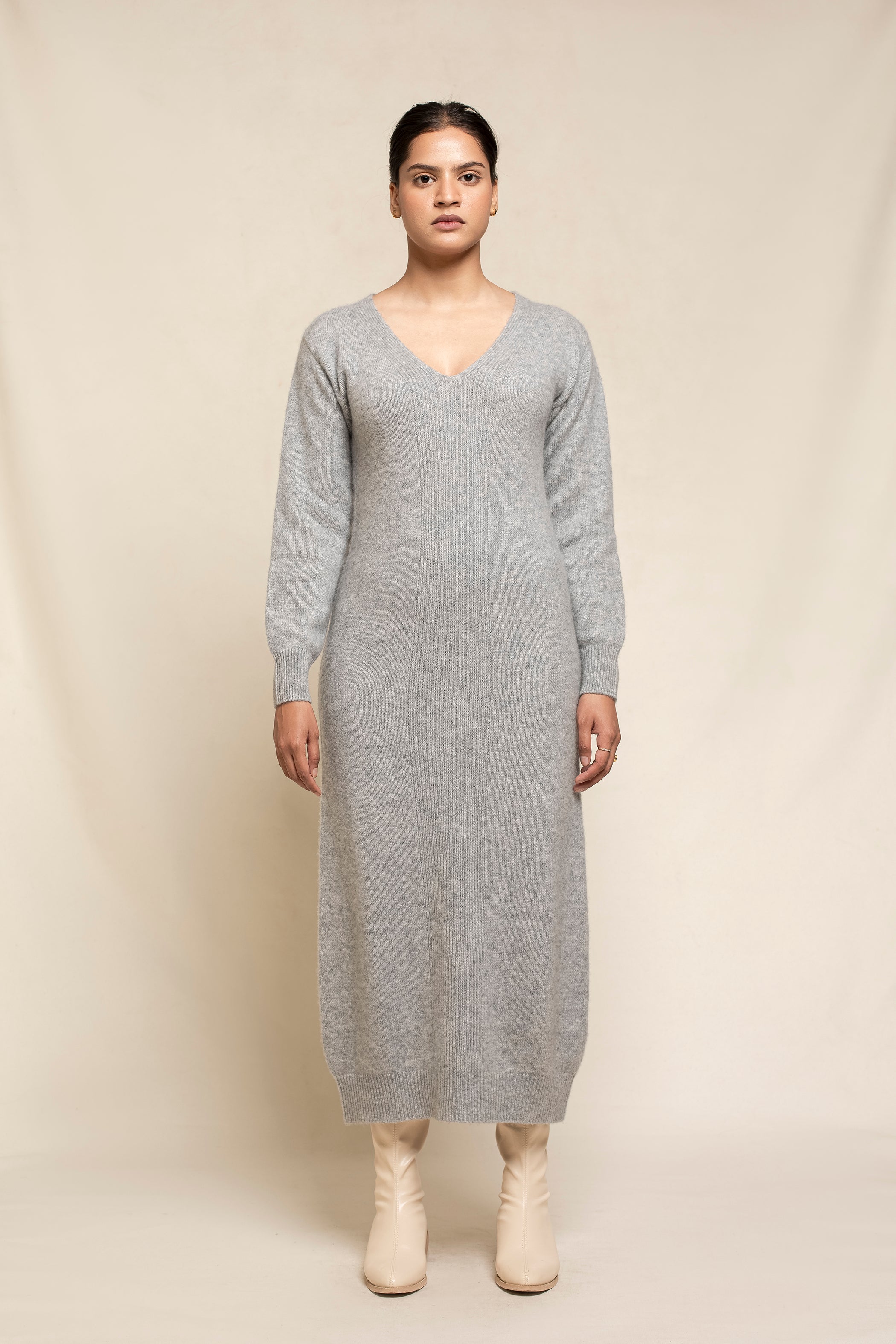 Women's Cashmere Silk Maxi Dress