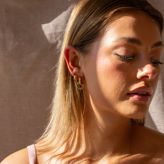 Donna Hoop Earrings - The Peony Haus