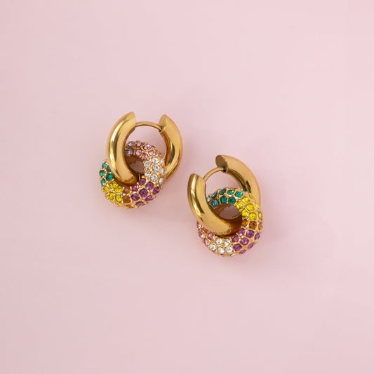 Donna Hoop Earrings - The Peony Haus